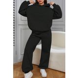 NAKRUF Kadın Oversize Kapüşonlu Eşofman Takımı Kışlık Içi Pamuklu