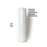 NAKSAN 17 MİKRON 25CM 300 METRE ORTA BOY PALET STREÇ FİLM TAŞIMA TAŞINMA EŞYA MOBİLYA SARMA KORUMA STRECİ