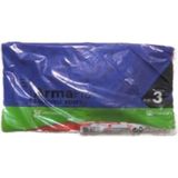Naksan 3 No Renkli Mağaza Poşeti Takviyeli 33X45 cm 20 Paket