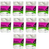 Naksan Arma Şeffaf Naylon 3 Lük 25X42 Cm. Bakkaliye Poşeti Torbası - 1 Kg. - Ort. 140 Adet - 10 Paket