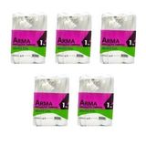 Naksan Arma Şeffaf Naylon 5 lik 30x52 Cm. Bakkaliye Poşeti Torbası - 1 Kg. - Ort. 85 Adet - 5 Paket