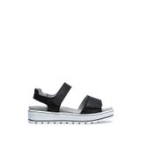 Nala 08 Ac-Kifidis Kadın Anatomik Deri Sandalet 35-41 Siyah 39-40