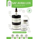 NALAN SULTAN Saf Aura Lux Güzellik Seti |Bal Maskesi, Orijinal Shea Kremi, Nemlendirici Peeling %100 Bitkisel