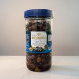 Nalbantoğlu 1kg Özel Seçim Orta Boy Az Tuzlu Kahvaltılık Yağlı Sele Siyah Zeytin - 1 kg