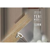 Nalbur Bakkal Amerikan Kapı Fitili 10MT Kanatlı Çatı Tipi Fitil Beyaz 10MM Çift Kanatlı Üretim