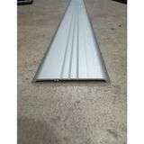 Nalbur Bakkal Geniş Eşik Profili 5 cm - Parke Geçiş Profili - Gri (Ekstra Kalın Alüminyum) - 82
