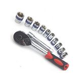 Nalburkent Dekecr-V Lokma Takımı 1/2" Cırcırlı 12 Parça Crv G-10052 - Kırmızı