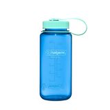 Nalgene Su şişesi – Hafif Sustain Tritan BPA içermez, kırılmaz şişe, sırt çantasıyla seyahat, yürüyüş, fitness stüdyosu için, 473 ml, geniş açıklık, peygamber çiçeği mavisi, 16 oz