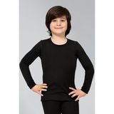 Namaldı 1'li Paket 371 Çocuk Termal Uzun Kol Üst - Siyah - 4 - 6 Yaş