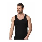 Namaldı Erkek Atlet, Siyah, Ribana Kumaş, 2XL Beden, 10 Adet Set