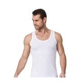 Namaldı Erkek Atlet,%100 Pamuk, Beyaz, XL Beden