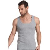 Namaldı Erkek Atlet,%100 Pamuk Ribana, Gri, 2XL Beden