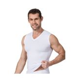 Namaldı Erkek Beyaz V Yaka Sıfır Kol Body 188