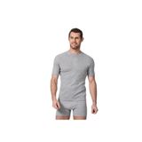 Namaldı Erkek Fanila Atlet, Yuvarlak Yaka, Kısa Kol,%100 Pamuk, Ribana Kumaş, 3'lü Paket, Gri, 2XL