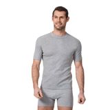 Namaldı Erkek Kısa Kollu Bisiklet Yaka Ribana Atlet, Gri, 2XL Beden