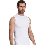 Namaldı Erkek Ribana Body Bisiklet Yaka Fanila 3'lü Paket - 119 - XL - Beyaz
