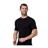 Namaldi Erkek Ribana Sıfır Yaka Fanila Atlet 114 - 6 Adet Siyah 2Xl