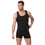 Namaldı Erkek Siyah Ribana Sporcu Rambo Atlet, XL Beden