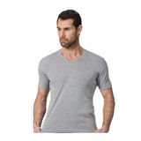 Namaldı Erkek V Yaka Kısa Kollu Atlet, Gri, 2XL Beden, 6 Adet Set,%100 Pamuk