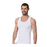 Namaldı Ribana Rambo Atlet, Erkek, Bisiklet Yaka, Slim Fit, Beyaz/Gri/Siyah, M Beden, 8 Adet Set