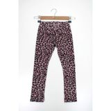 Name Baby & Kids Kız Çocuk Fransız Kadife Leopar Desen Yumuş Tayt - 13 - 14 Yaş - Pembe