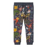 NAME IT Erkek Çocuk Antrasit Pantolon 1,5-2 Yaş NMMAAGE AVENGERS SWE PANTS BRU MAR