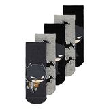 NAME IT Erkek Çocuk Gri Melanj Çorap 22/24 NMMSEA SUPERFRIENDS 5P SOCK WAB