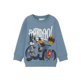 NAME IT Erkek Çocuk Gri Sweatshirt 1,5-2 Yaş NMMARNY LOONEY SWEAT BRU WAB