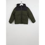 name ıt Erkek Çocuk Kapüşonlu Puffer Mont, Fermuarlı, Haki, 10 Yaş