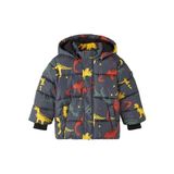 NAME IT Erkek Çocuk Koyu Mavi Mont 1,5-2 Yaş NMMMAY PUFFER JACKET AOP