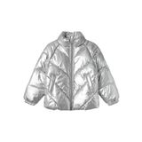 NAME IT Kız ceketi Puffer, Gümüş, 134