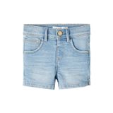 NAME IT Kız Çocuk Pamuklu Mini Denim Şort