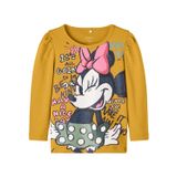 NAME IT Kız Çocuk Turuncu Tişört 3-4 Yaş NMFSISA MINNIE LS TOP WDI