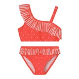 NAME IT Kız Nmfzedot Bikini, fiery coral, 86-92