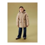 NAME IT Nkfmarlow Kız Çocuk Parka Mont 13244331,Bej 14 Yaş