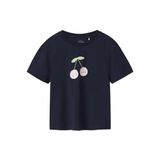 Name It Nmfvilinse Ss Nreg Top Kız Çocuk T-Shirt 13228157 - Lacivert - 2 Yaş