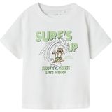 Name It Nmmvagno Ss Loose Top Beyaz Erkek Çocuk Kısa Kol T-Shirt - 2 - 3 Yaş