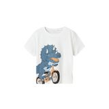 NAME IT Nmmvılasse Ss Nreg Top Beyaz Erkek Çocuk Kısa Kol T-Shirt,Beyaz-102263547 3 Yaş
