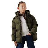 Name It Unisex Çocuk Yeşil Mont 12 Yaş Beden NKNMUSK PUFFER JACKET TB Modeli