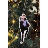 Namgo Edward Bella Twilight Yılbaşı Ağacı Araba Dikiz Aynası Süsü
