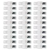 Namobile 30X Cat 6A Rj45 Ağ Fişleri Aletsiz Cat7 Cat6 Cat5 Cat5e Lan Kablosu Ağ Fişleri Aletsiz Yama Kablosu İçin Aletsiz Sıkma Fişi Ağ Kablo