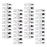 Namobile 40X Cat 6A Rj45 Ağ Fişleri Aletsiz Cat7 Cat6 Cat5 Cat5e Lan Kablosu Ağ Fişleri Aletsiz Yama Kablosu İçin Aletsiz Sıkma Fişi Ağ Kablo
