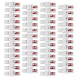 Namobile 50X Ağ Fişleri Ağ Fişleri Aletsiz Cat7 Cat6 Cat5 Lan Kablosu Rj45 Aletsiz Aletsiz Kurulum Kablo Yama Kablosu Ağ Kablosu Sıkma Fişi