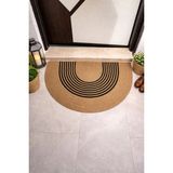 Namteks Jüt Hasır Bej Kahverengi Kapı Önü Banyo Mutfak Balkon Paspası Çeyizlik Hediyelik - 50 x 80 cm