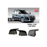 NamTuning Doblo Batman Yarasa Ayna Kapağı Piano Black 2010-2021 Uyumlu