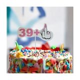 Nana Art 39+ yıkanabilir pasta süsü – eğlenceli 40 yaş üzeri doğum günü süsü