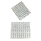 Nana Minyatür Inşaat Maketleri Için Özel Üretim Parke Kilit Taşı Silikon Kalıp (1,8 * 1,2* 0,6 CM)