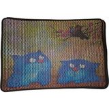 Nanbell Büyük Elekli Çift Katlı Kedi Kumu Paspası 75 x 59 cm Desenli No 13