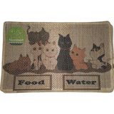 Nanbell Jüt Halı Kedi Tırmalama 70X43 cm Desenli No:11