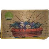 Nanbell Jüt Halı Kedi Tırmalama 70X43 cm Desenli No:4